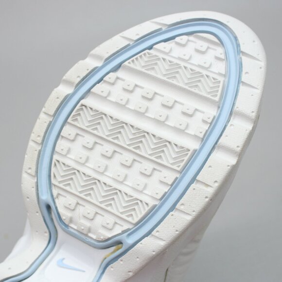 Nike Ladies 7 Air Monarch IV White Light Blue Running Tennis Gym Shoes Sneakers - Picture 10 of 12